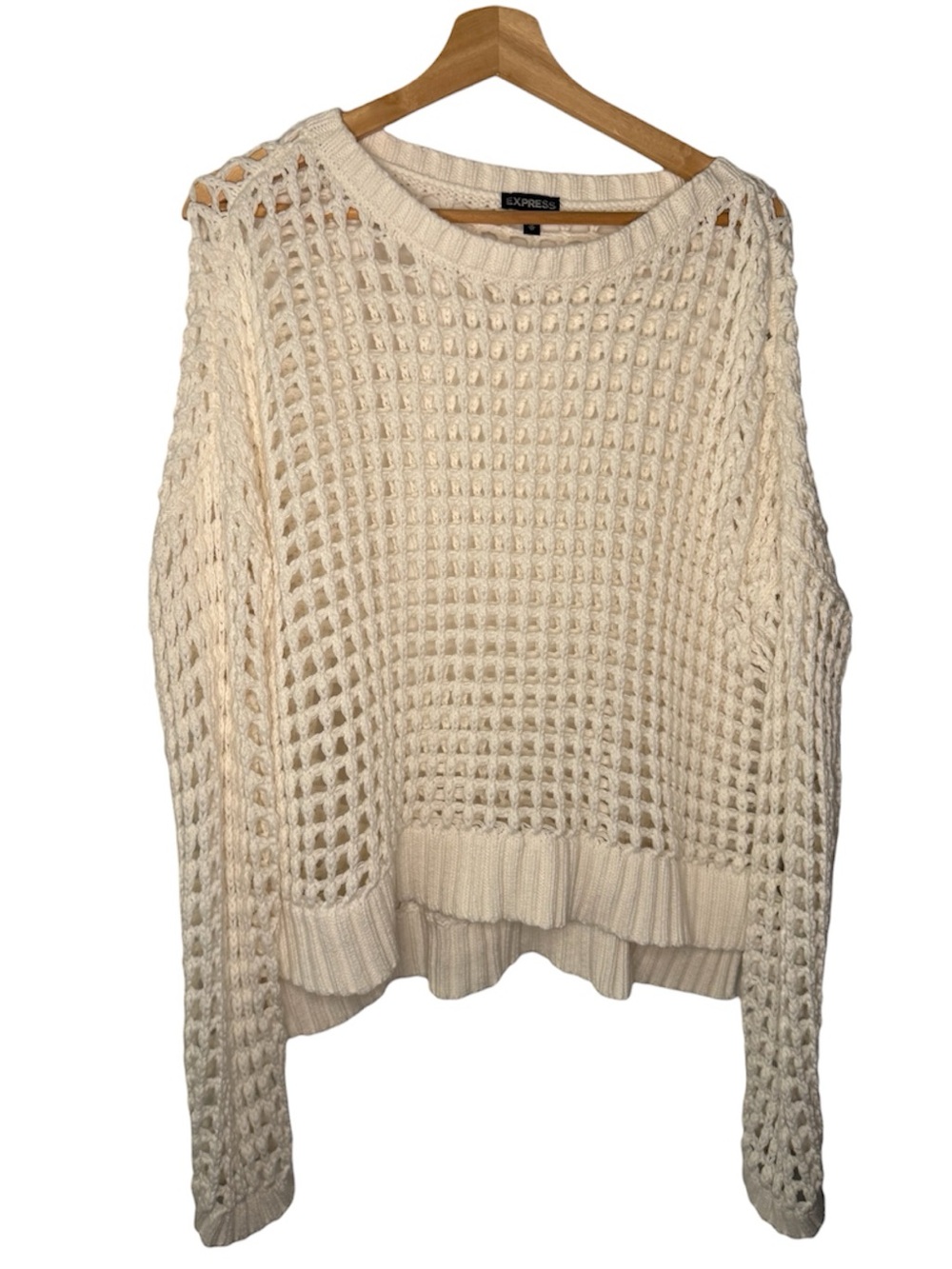 Express Open-stitch Knit Sweater